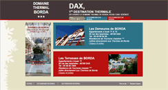 Desktop Screenshot of demeures-de-borda.fr